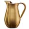 Service Ideas Pitcher with Ice Guard, Bell Shaped, 2 L, Stainless Steel, Vintage Gold WPB2BSVG - alternate 1